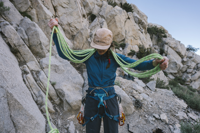 Sterling VR9 Climbing Rope being tested