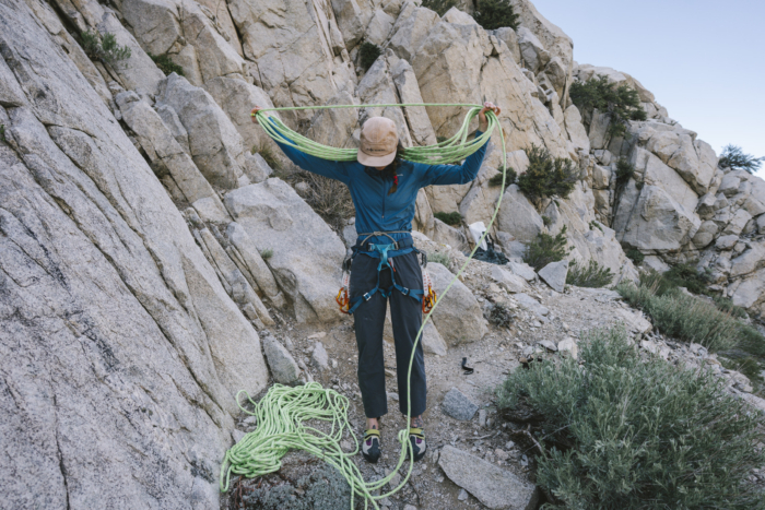 Sterling VR9 Climbing Rope being tested