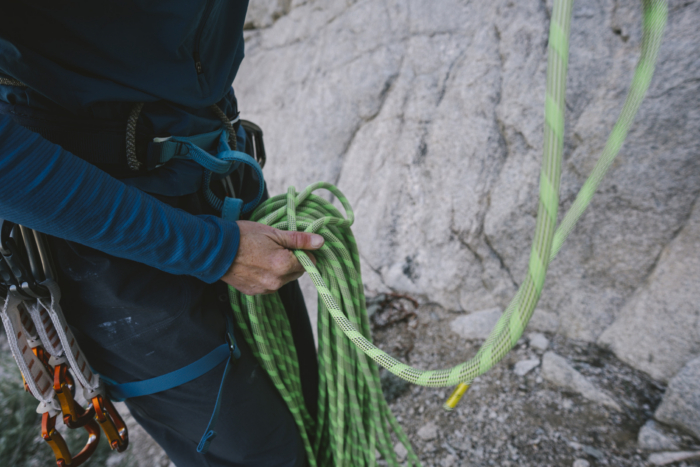Sterling VR9 Climbing Rope being tested