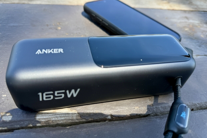 Anker Power Bank charging up electronics