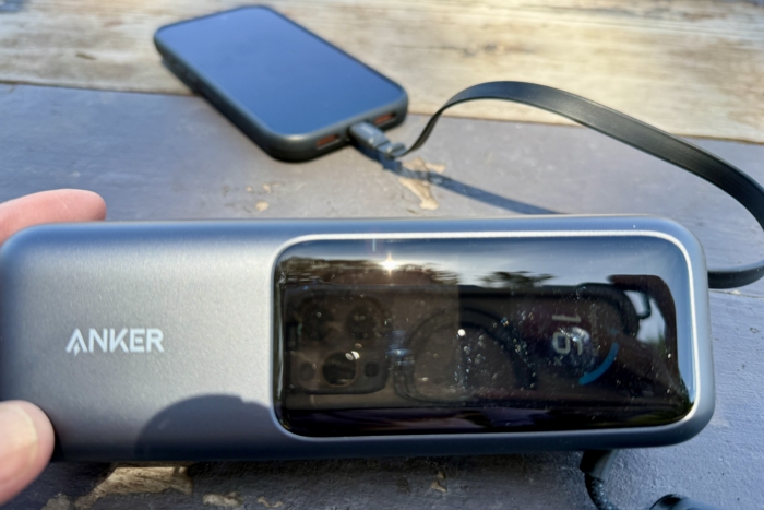 Anker Power Bank charging up electronics