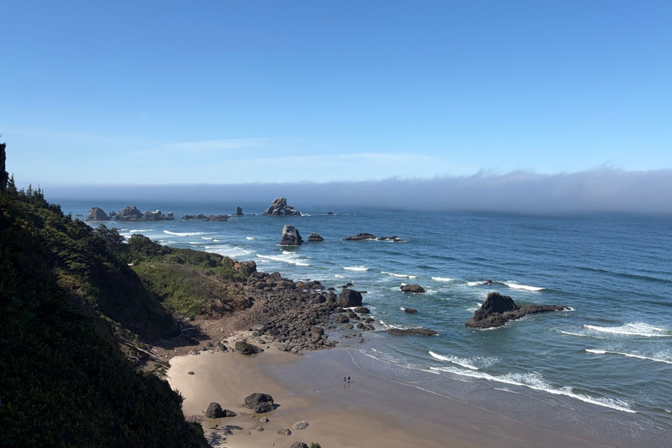 overview of ocean and coastline