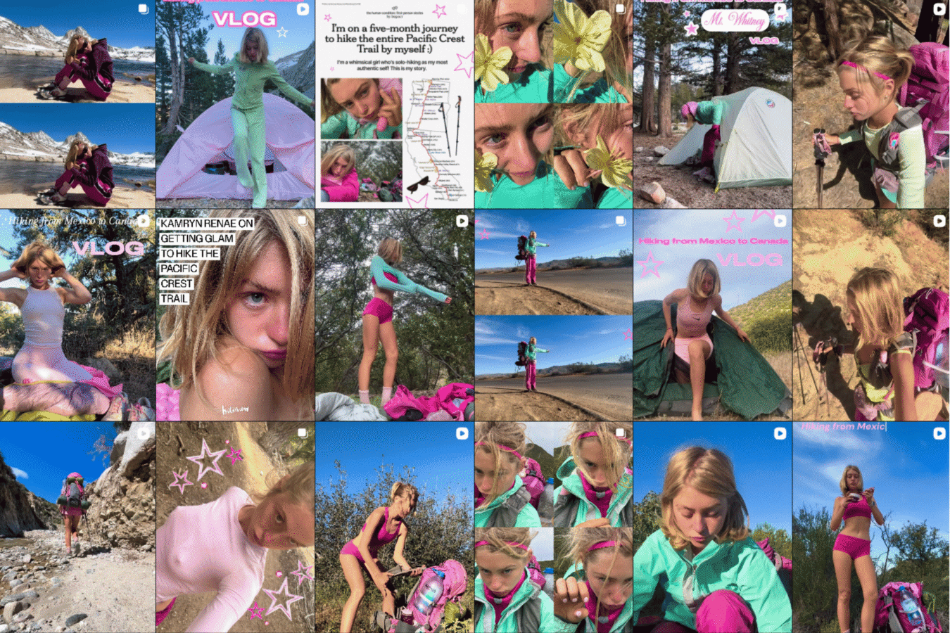 collage of instagram photos