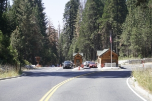 entrance gate at national park