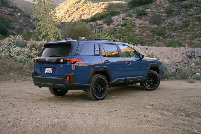 2026 Subaru Outback Wilderness rear three quarter view