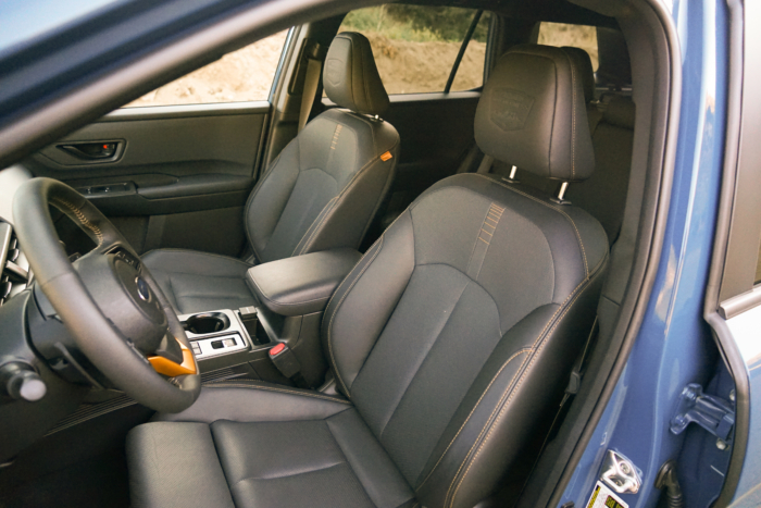 2026 Subaru Outback Wilderness front seats