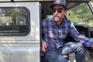 duluth trading co. free swingin' flannel in a truck