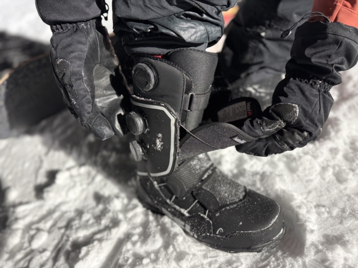 BOAs on Head PSI Triple BOA snowboard boot