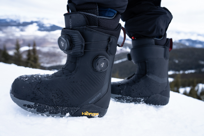 side profile of snowboard boot