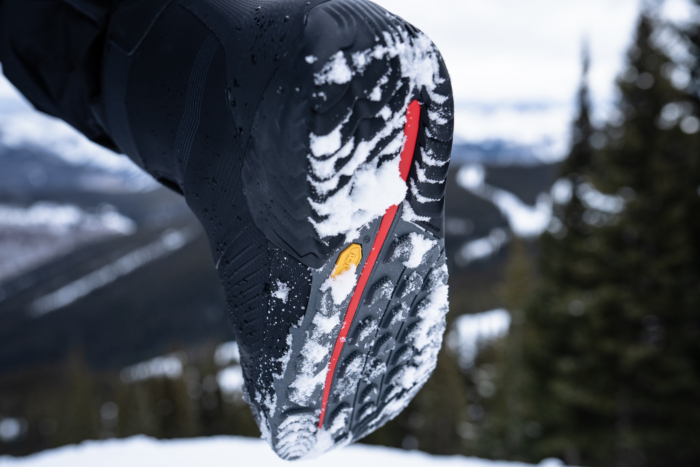 outsole Nidecker Kita with snow in tread