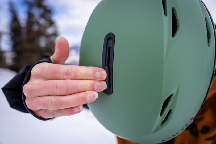 Morgan Tilton testing the Giro Grid Spherical Helmet; (photo/Jason Hummel)