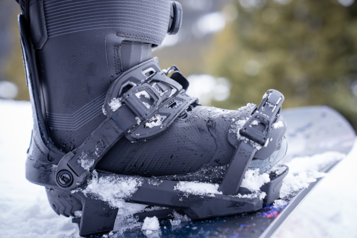 side profile Head EX One snowboard binding