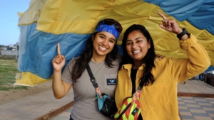 Priya and Priya_school paraglider