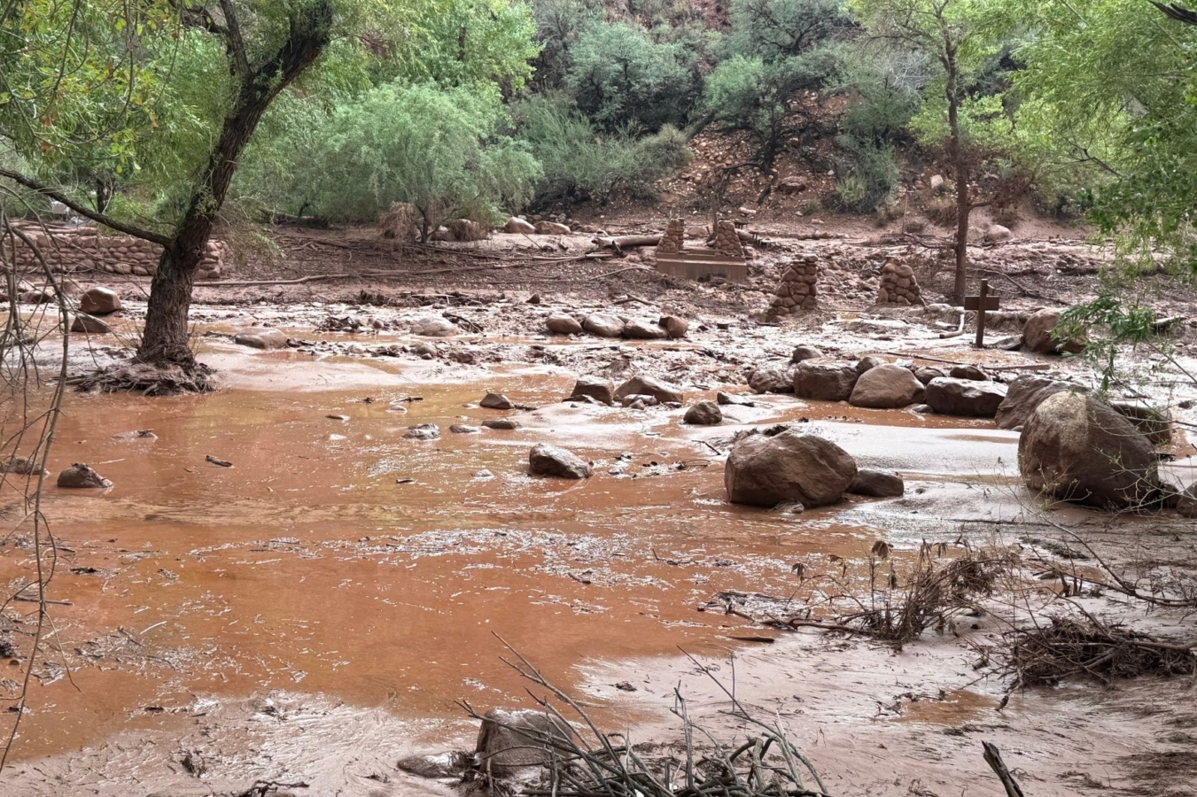 washed out campground
