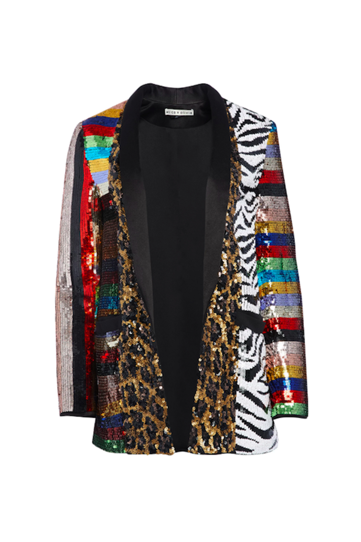 alice olivia sequin jacket