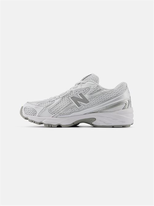 SYNTHETIC/LEATHER 740 NEW BALANCE | PZ740WMWHITE/SILVER