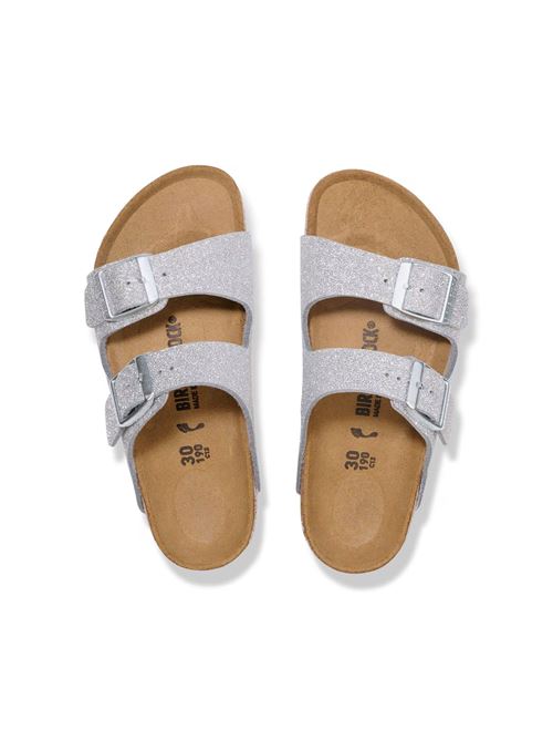 ARIZONA KIDS BIRKENSTOCK | 1030477GLITTER SILVER