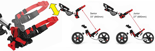Clicgear Model 4 Adjustable Upper Saddle