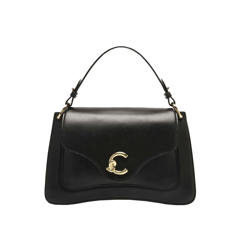 C-Me Calf Cocker borsa a mano media