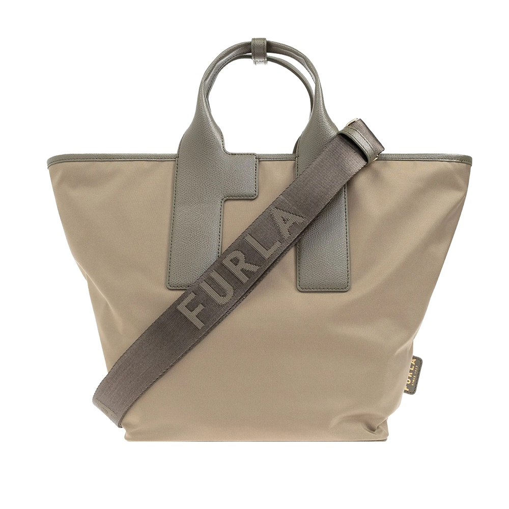Piuma shopper borsa a mano grande