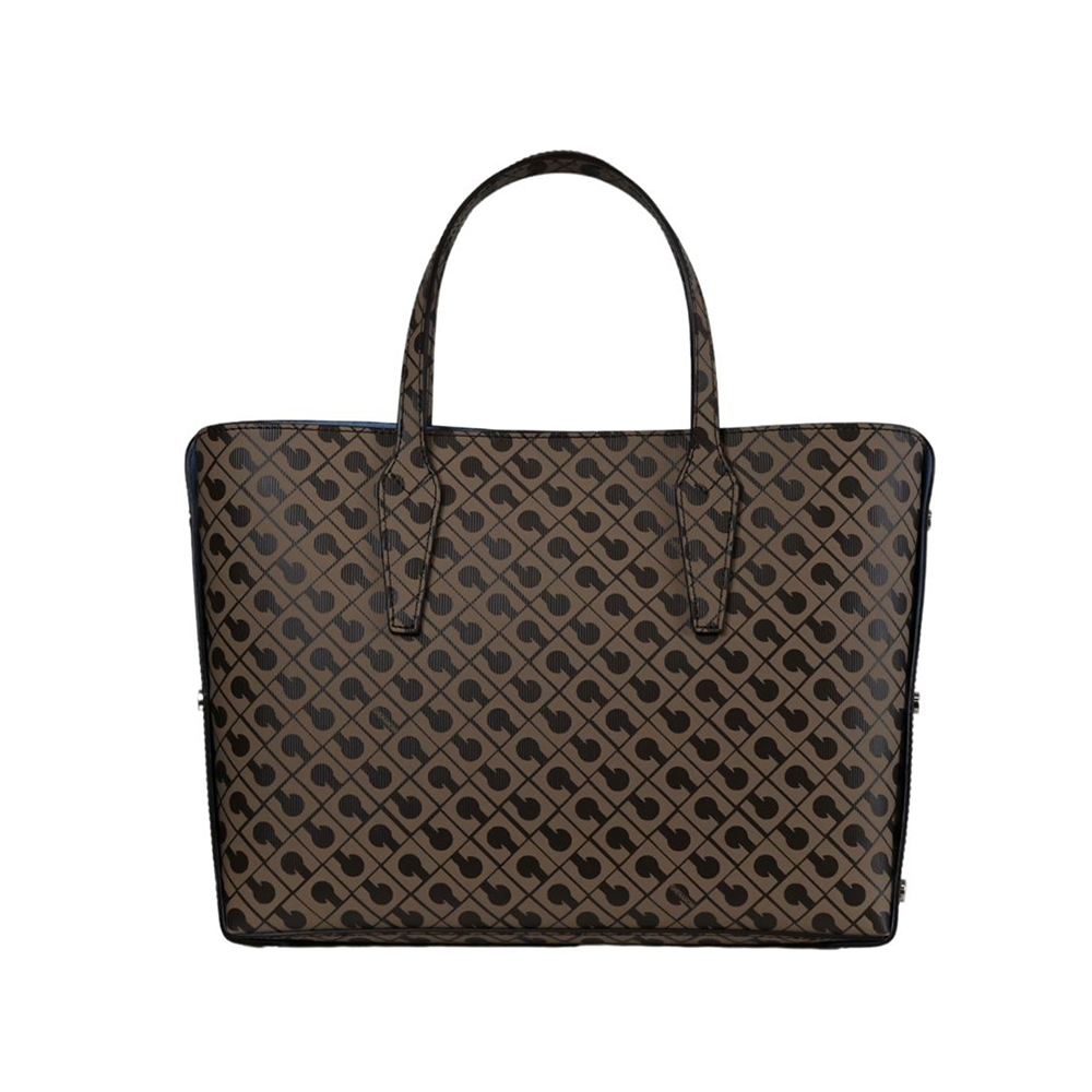 Shopper borsa a mano piccola millerighe