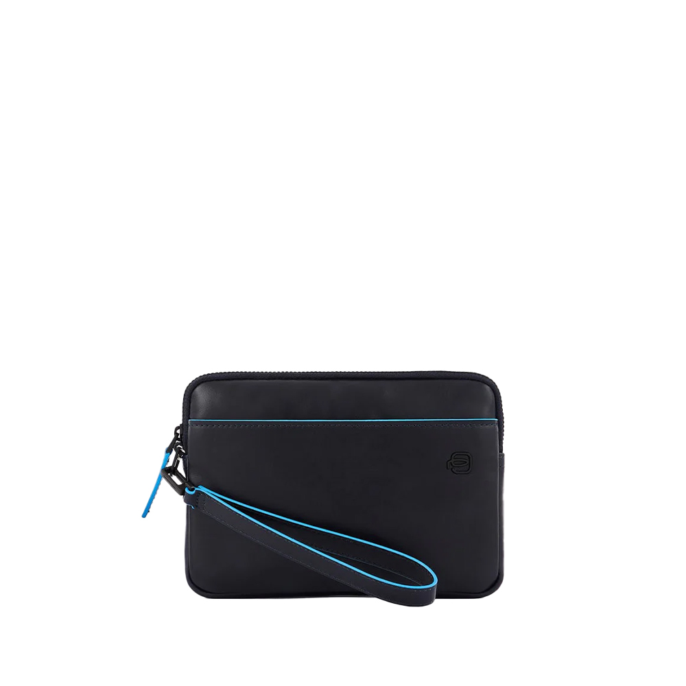 Blue Square pochette con porta carte di credito