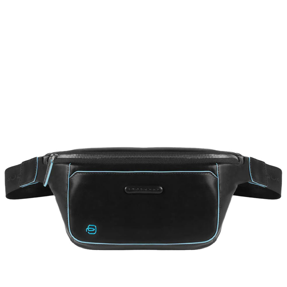 Blue Square marsupio in pelle