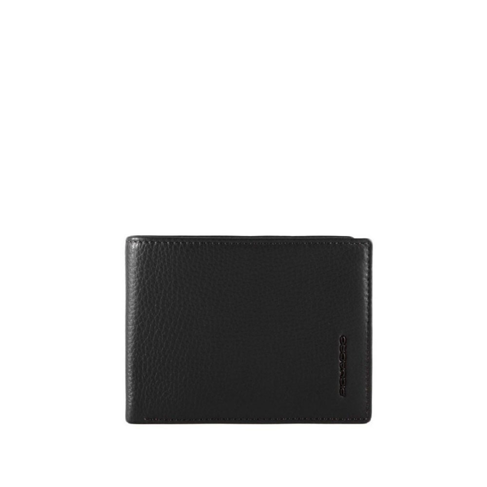 Portafoglio uomo in pelle con flap portadocumenti