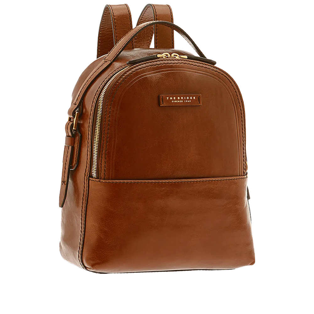 Shoulder zaino in pelle