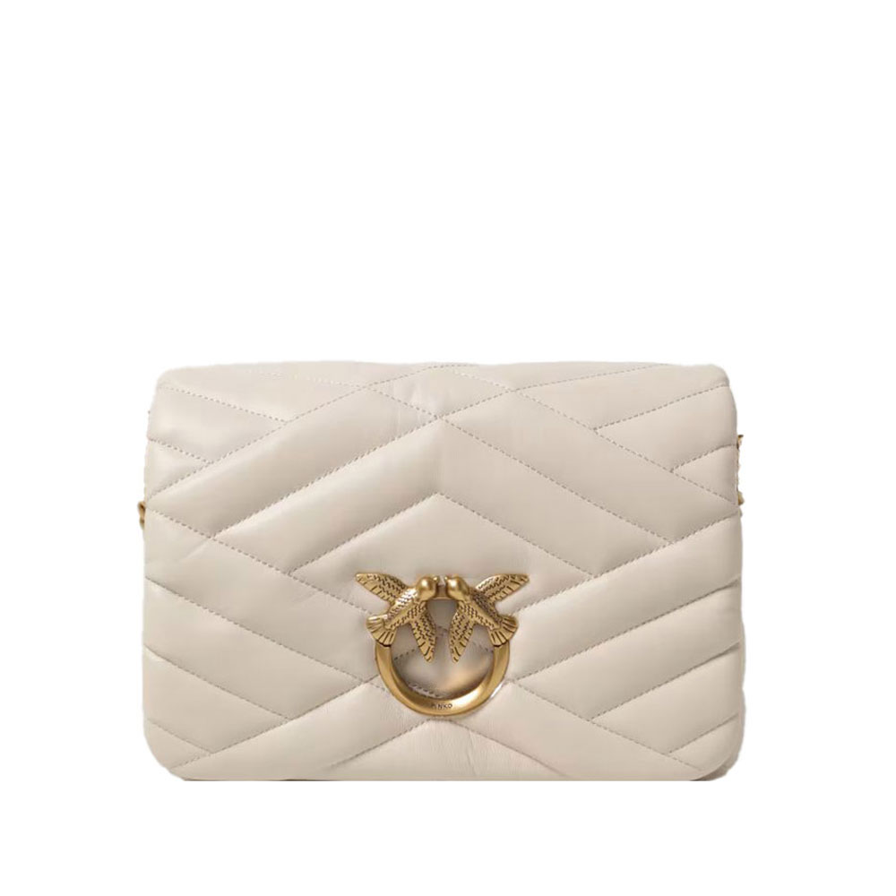 Love Bag Puff borsa a tracolla trapuntata