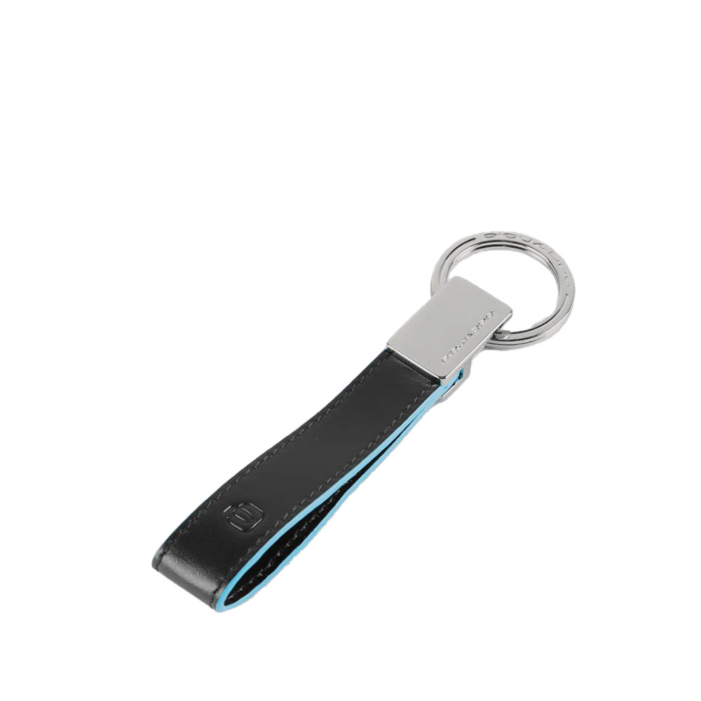 Blue Square portachiavi in pelle