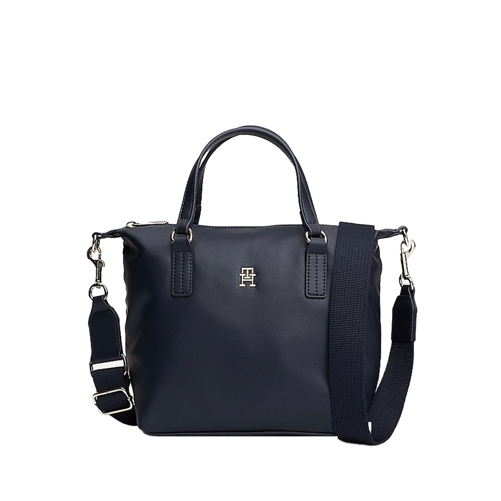 Tote borsa a mano con monogramma TH