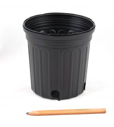 100 ea. 1 Gallon Trade Black Nursery Pots