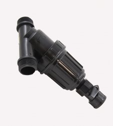 1 in. MIPT 'Y' Filter with Threaded Flush Cap
