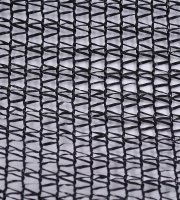 40% Black Shade Cloth / Screen with Finished Edges & Grommets