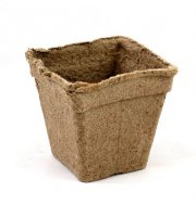 CowPots 5" Square Case 192 Pots - Biodegradable