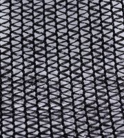 50% Black Shade Cloth / Screen with Finished Edges & Grommets
