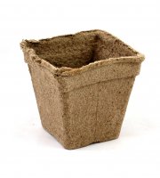 CowPots 5" Square Case 60 Pots - Biodegradable