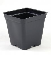 3.5 in. Black Square Greenhouse Pots - P86 - Each or Case