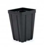 3.5 inch Deep Black Square Greenhouse Pots - P86D
