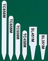 DP Industries White Plastic Labels