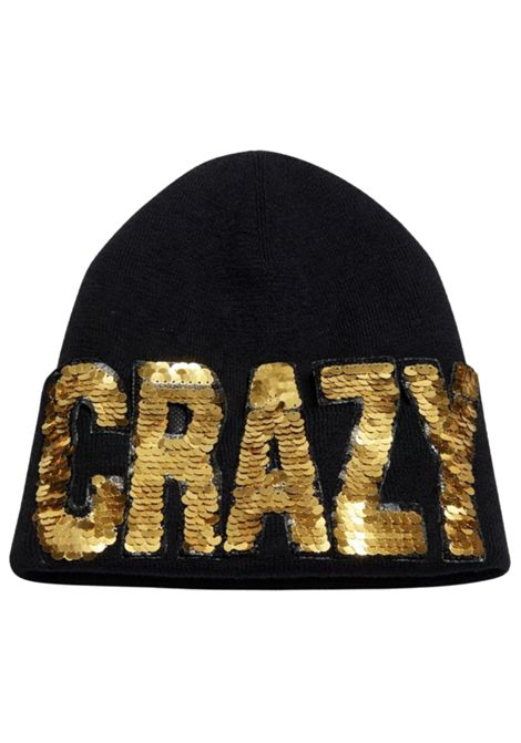 Cappello bambina nero in lana REGINA | I70280NERO