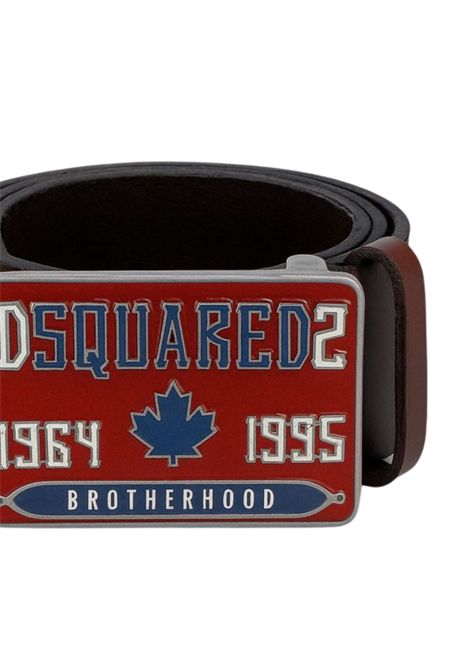 Cintura bambino marrone in pelle DSQUARED2 | D2B46M/FMARRONE