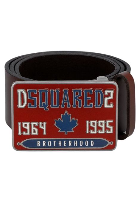 Cintura bambino marrone in pelle DSQUARED2 | D2B46M/FMARRONE