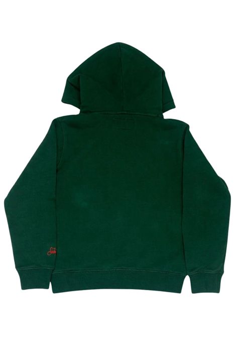 Felpa bambino verde in cotone MC2 SAINT BARTH | OLI0001/MAVERDE