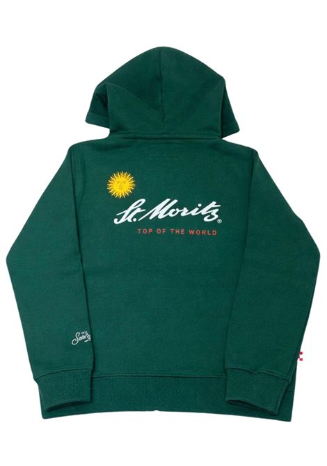 Felpa bambino verde in cotone MC2 SAINT BARTH | TORO001/MAVERDE