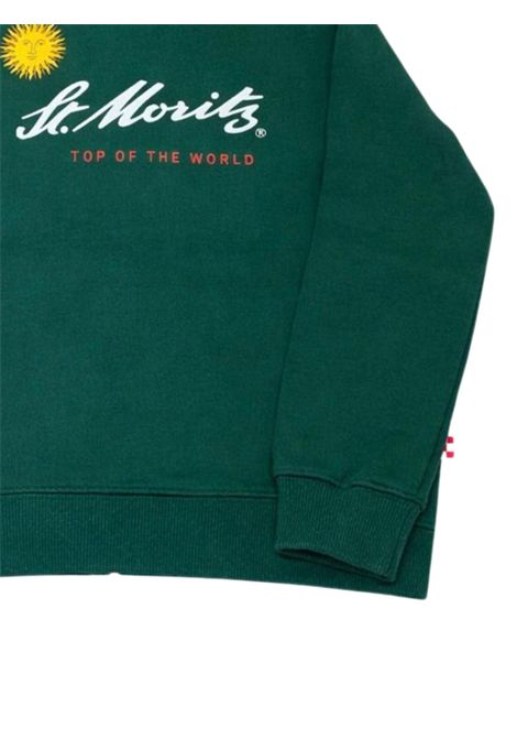 Felpa bambino verde in cotone MC2 SAINT BARTH | TORO001/MAVERDE