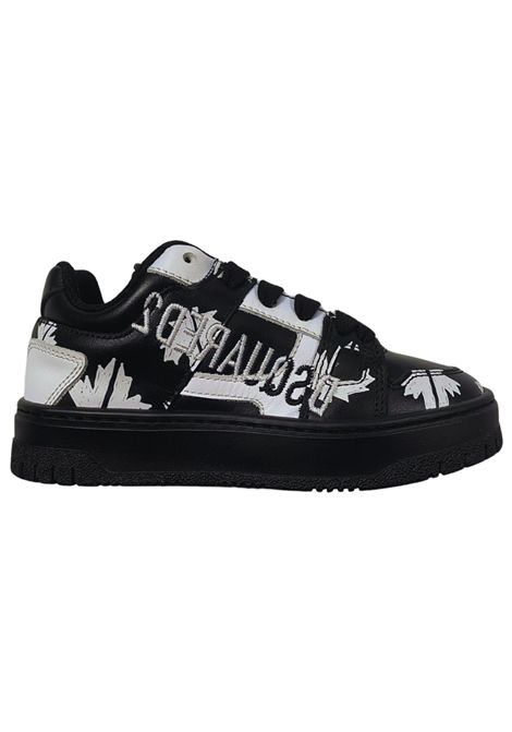 Black leather children's shoes DSQUARED2 | 79188/PIANERO