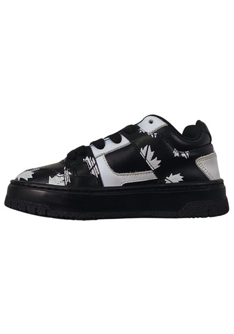 Black leather children's shoes DSQUARED2 | 79188/PIANERO