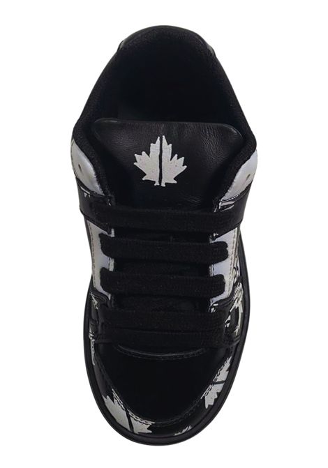 Black leather children's shoes DSQUARED2 | 79188/PIANERO